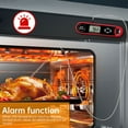 thumbnail image 2 of Instant Read Meat Thermometer 2 in 1 Dual Probe Gravity Food Thermometer Suitable for Kitchen Oven Smoker Waterproof Large LCD Digital Display Thermometer for Cooking with Backlight/Temperature Alarm/, 2 of 8