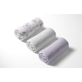 thumbnail image 5 of Sweet Jojo Designs Watercolor Floral Lavender and Grey Girl Fitted Crib Sheets Set 3 Piece, 5 of 6