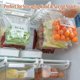 thumbnail image 2 of Organizador de bolsas retráctil para refrigerador, bolsa de comida, estante de riel de almacenamiento colgante, Clip de soporte para estante de refrigerador de cocina, 2 of 5