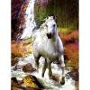 Cuadros Decorativos 5D DIY diamante pintura animal completo redondo diamante mosaico hogar Likrtyny embutido en tela