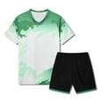 thumbnail image 2 of Zshosam Toddler Boy Sets Boys' Clothes Summer Outfit T-Shirt + Shorts 2 Piece Set Casual Summer Clothes for Kids Size 18 24 Months,(Green 18-24 Months), 2 of 4