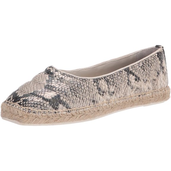 Franco Sarto Womens Kiya Espadrille Loafer Flat 9 Roccia