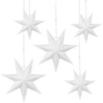 thumbnail image 1 of Decoración hogareña Estrellas Plegables Navidad, 7 Puntas Estrellas Plegables Negras 5 Hojas, 2 Hojas 40cm Diametro, 3 Hojas 25cm Diametro, Decoración Ventana Papel Estrella, Adviento, Arbol Navidad Zhivalor HFP-0356-3, 1 of 4