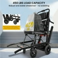 thumbnail image 6 of Ecojoy Portable Large Wheel Motorized Climbing Wheelchair Stair Lifting Chair Elevator Disabled (Load Capacity 450 lb), 6 of 11