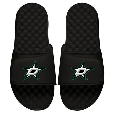 Men s ISlide Black Dallas Stars Primary Logo Slide Sandals