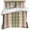 Multi, variant on Colorful Striped Bedding 3 Piece Duvet Cover Set Queen Size, Sage Green Pink White Vertical Lines Soft Microfiber Comforter Cover with Zipper Closure & Pillowcases, FadeResistant Quilt Cover