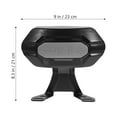 thumbnail image 2 of Motorbike Backrest Pad Motorcycle Passenger Rear Backrest Detachable Scooter Backrest, 2 of 9
