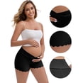 thumbnail image 3 of DARING DIVA Maternity Shaping Shorts Underwear Postpartum Boyshorts XL Black, 3 of 6