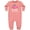 Mauve, variant on My Daddy Takes Me Fishing Girls Baby Fleece Romper