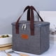 thumbnail image 4 of unch Bag Lunch Box for Women Men Reusable Insulated Lunch Tote Bag Thermal Cooler Food Handbags for Travel Square blue, 4 of 4