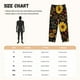 thumbnail image 3 of Balery Sunflowers Leaves Pantalones de pijama para mujer, pijamas ultraligeros, pantalones de estar por casa-X-Large, 3 of 6