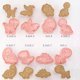 thumbnail image 1 of 8 Pzs/Juego De Moldes De Galletas De Dibujos Animados Sanrio Snoopy Dinosaurio Pokemon/Molde 3D/Fondant Para Hornear Pasteles Gao Jiahui unisex, 1 of 2