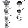 thumbnail image 2 of T-fal Ultimate Batterie de Cuisine Antiadhésive Anodisée Dure 12 Pcs, 2 of 7