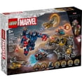 thumbnail image 3 of LEGO Marvel Avengers: Endgame Thor vs. Chitauri Building Toy - Pretend Playset W/ 7 Toy Minifigures for Boys & Girls, Ages 8+ - Super Hero Building Blocks for Kids - Gift Idea for Birthdays -  76322, 3 of 8