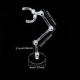 thumbnail image 2 of 6Pcs Action Figure Display Holder Base - Clear Round Miniature Bases Compatible With HG RG SD SHF Figures or Effects - Model Support Stand, 2 of 8