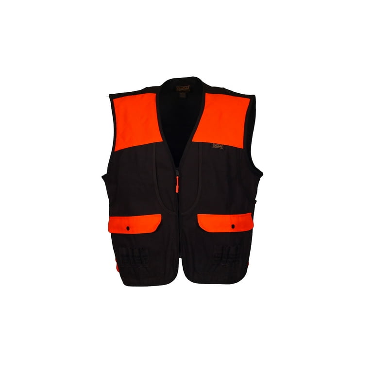 Gamehide Vest Upland Hunting Shelterbelt Mid Weight Dark Brown Orange 2X