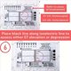 thumbnail image 4 of 8 Piezas de Regla de 7 Pasos de ECG, Regla de 7 Pasos de ECG para Interpretación de ECG/EKG, Regla de Guía de Referencia de ECG, Herramienta de Medición de Calibradores de ECG, 4 of 5