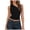 Black, variant on Women's Basic Double Lined Scoop Neck Tank Tops Adjustable Tank Summer Sleeveless Tops Athletic Tank Tops for Women,AG,XL