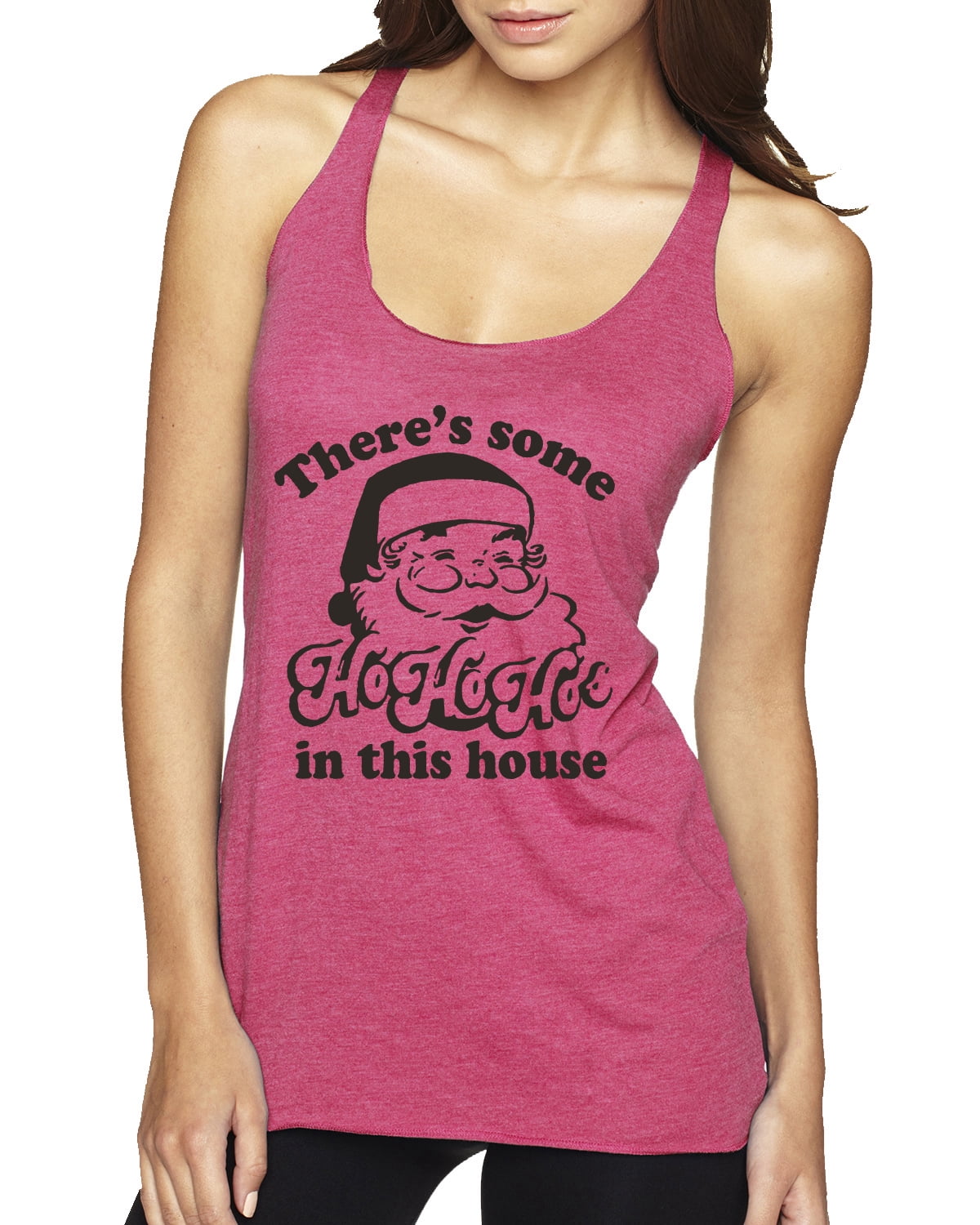 Theres Ho Ho Ho in this House Ugly Christmas Sweater Tri-BlendTank