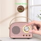 thumbnail image 2 of IC Mini Radio Bluetooth-högtalare, Bärbar liten högtalare vit, 2 of 5