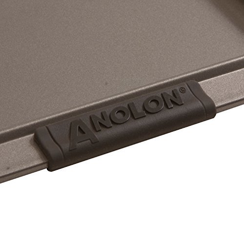 Anolon 54704 Advanced Nonstick Bakeware with grips Nonstick cookie Sheet Baking Sheet 10 Inch x 15 Inch gray Walmart