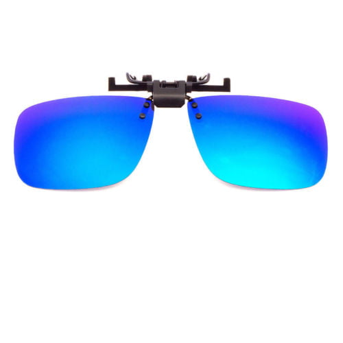 Polarized UV 400 Clip On Sunglasses Outdoor Cycling Deep Green Lens Glasses 