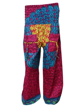 Mogul Women Yogi Pants pink mandala Hippie Clothing Boho Pants Harem Pants Mandala Gypsy Boho Chic Loose Comfy Trousers