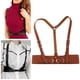 thumbnail image 4 of Moda mujer cintura arnés cinturón debajo del pecho corsé ancho damas chaleco Punk Marrón Zulema corsé cinturón, 4 of 7