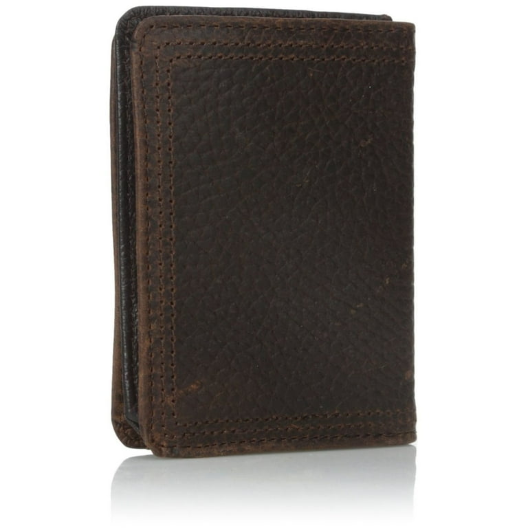 Portafoglio Uomo ARIAT Shield Concho Rowdy Bifold In Pelle Invecchiata, Marrone - 2