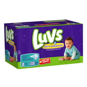 Luvs With Ultra Leakguards Big Pack Size 2 Diapers 108 Count