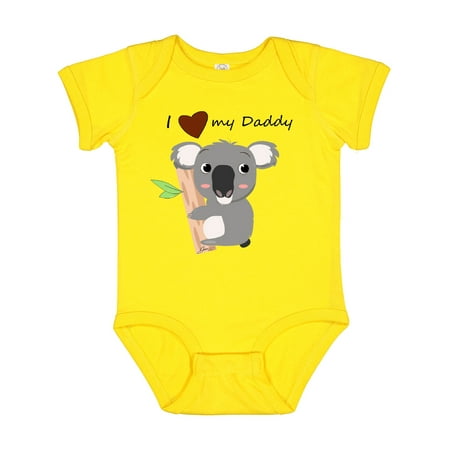 

Inktastic Koala (i Love My Daddy) Gift Baby Boy or Baby Girl Bodysuit