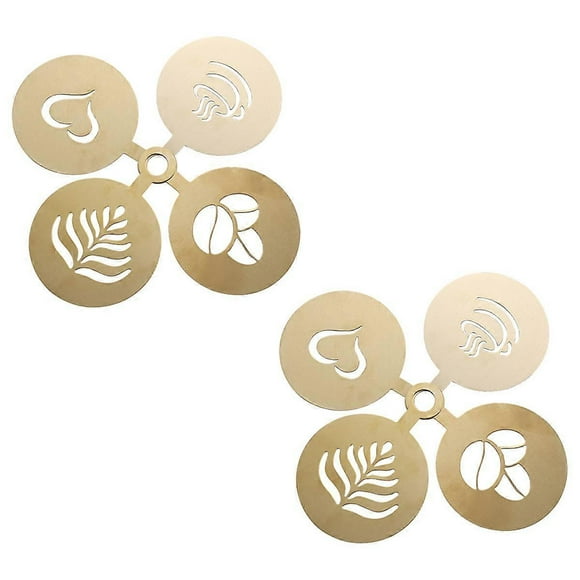 2 sets of 8 pieces coffee pulling molds coffee pulling molds bread sprinkles spray flower molds fancy
