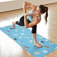 thumbnail image 6 of Kirky Hasky Dalmatian Hot Yoga Mat Towel Non Slip for Hot Yoga - Quick-Drying Yoga Mat Cover with 4 Corner Pockets with Travel Bag - Hot Yoga Towel Non Slip Grip Moisture Wicking Sweat 70"x26", 6 of 6