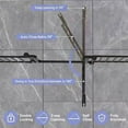 thumbnail image 4 of 200" Adjustable Safety Gate 8 Panels Play Yard Metal Doorways Fireplace Fence Christmas Tree Fence Gate for House Stairs Gate, 4 of 11