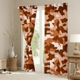 thumbnail image 3 of Manfei Camo Curtains Pack of 2 (42x84 Each),Rustic Outdoor Curtains Blackout,Brown Camouflage Bedroom Curtains For Kids,Luxury Bedroom Decor, 3 of 6