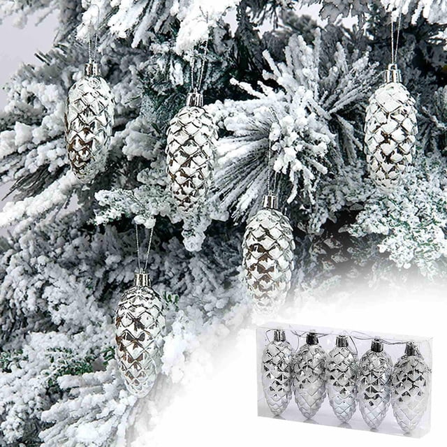 5pc Christmas Tree Christmas Car Decoration Pendant Scene Layout Pendant Crafts Gifts