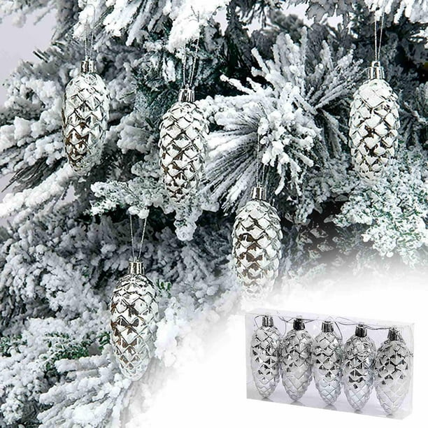 Adornos navideños, regalos navideños, 5 piezas de árbol de Navidad, decoración navideña para coche, colgante, diseño de escena, manualidades, regalos, amuleto navideño
