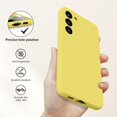 thumbnail image 2 of Designed for Samsung Galaxy S23 Plus 5G Case,Slim Liquid Silicone Rubber Shockproof Phone Cover Soft Anti-Scratch Microfiber Lining Protection Case for Samsung Galaxy S23 Plus 5G 2023 (Yellow), 2 of 16