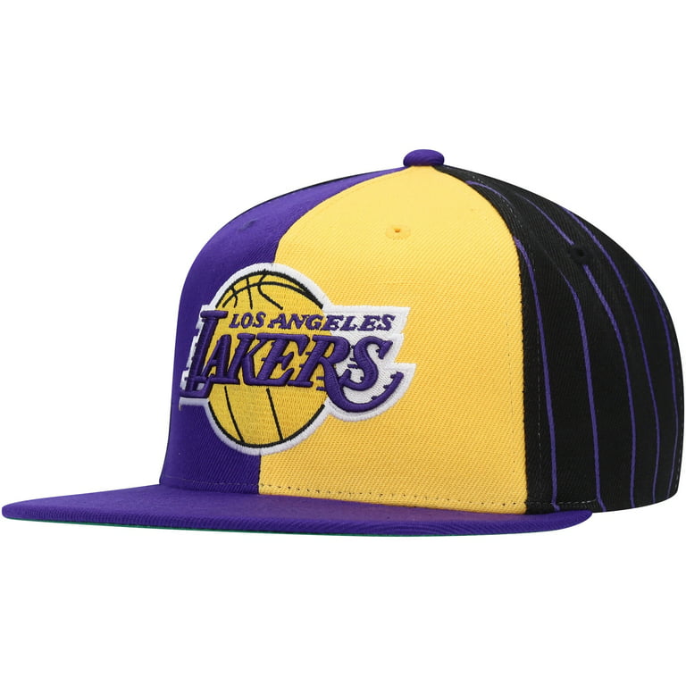 Men's Mitchell & Ness Purple Los Angeles Lakers NBA 75th Anniversary What  The? Snapback Hat - OSFA 