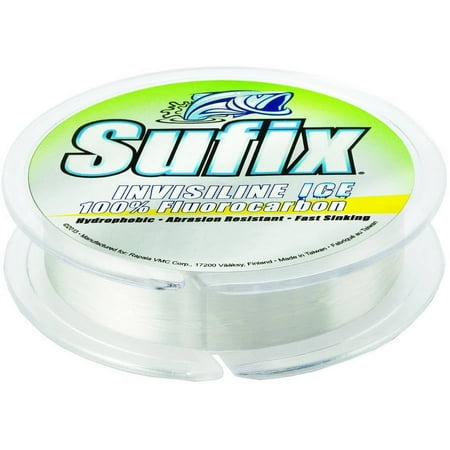UPC: 0024777683068 | Sufix Invisiline Ice Fluorocarbon 4 lb Fishing Line 50 Yd