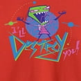 thumbnail image 3 of Invader ZIM - ZIM Screaming Destroy - Retro Style - Toddler And Youth Short Sleeve Graphic T-Shirt, 3 of 5