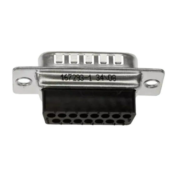 Pack of 12 167293-1 Plug for Male Contacts Housing D-Sub Connector 15 Position
