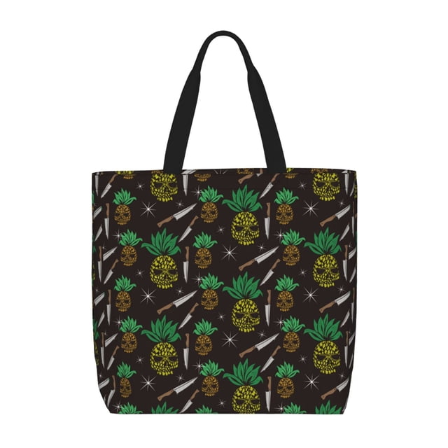 Balery Pineapples Bolsa de Mano para Mujeres con Cremallera, Bolsa de Gimnasio con Compartimentos, Bolsa para Laptop, Bolsa para Trabajo