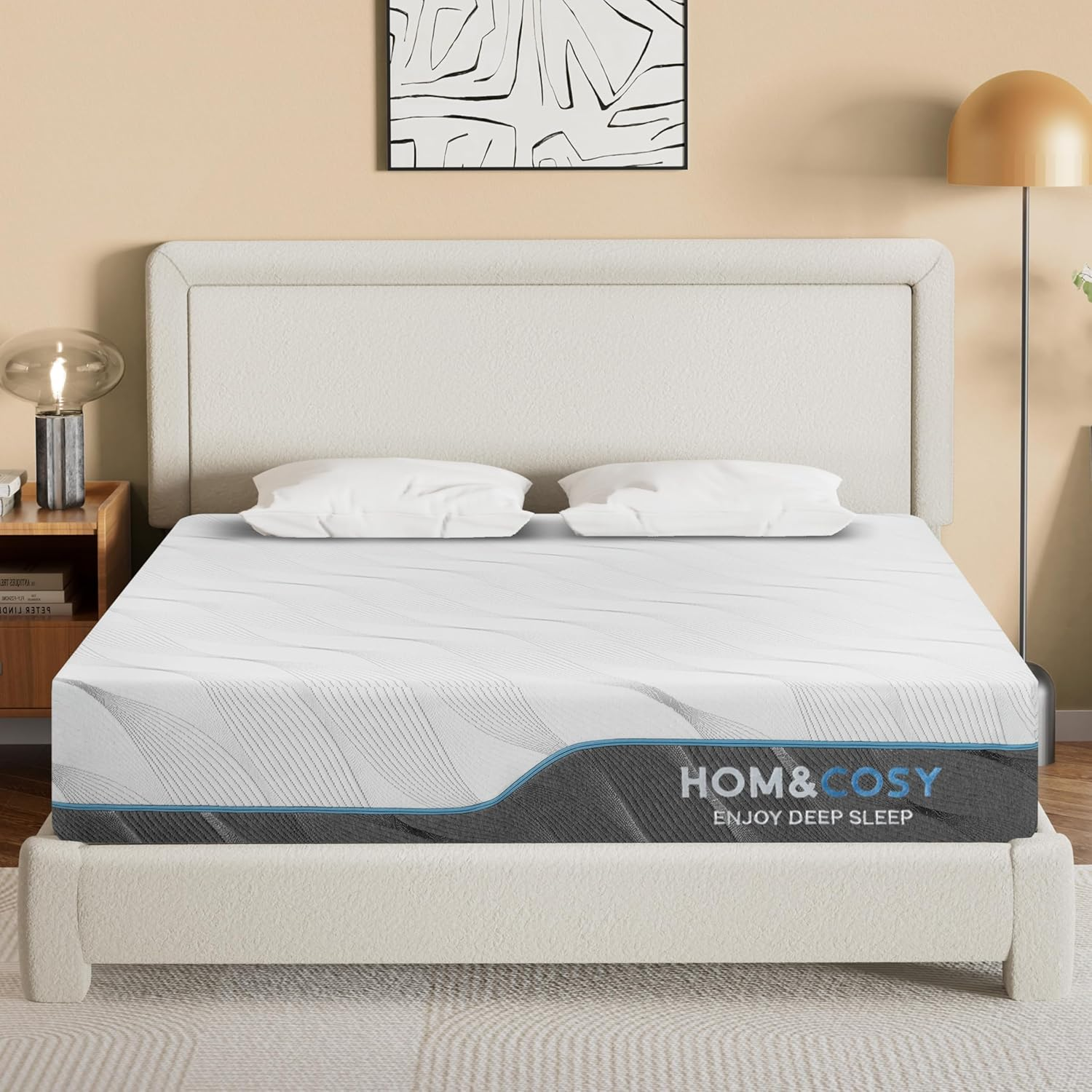 Extra Firm Full Mattress, 8/10 Inch Medium - Extra Firm Dual Sides Flippable Mattress for Back Pain