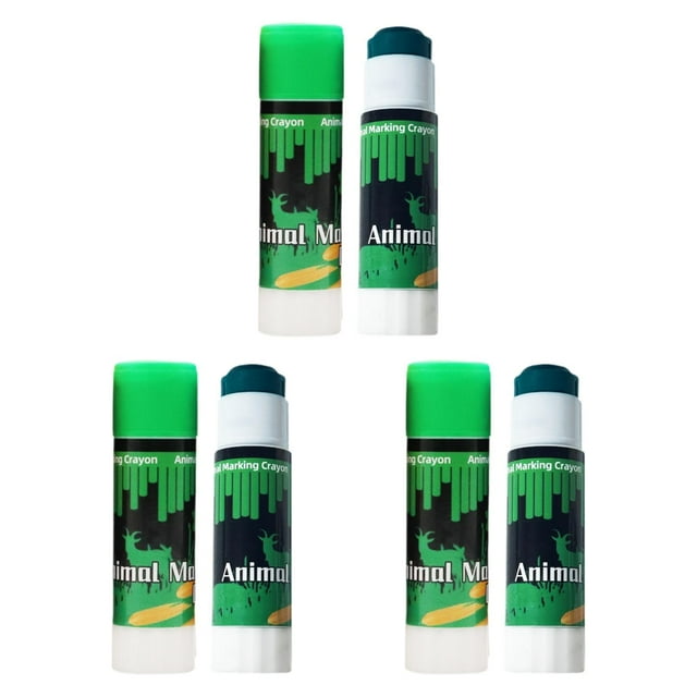 Elodie Livestock Marker Crayons Cattle Pig Waterproof Identification Marking Crayon Green 12Pcs