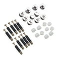 thumbnail image 2 of icolorfuled Furniture Connector Cam Lock Fittings 24 Sets Dowel Cam Cabinet 3.2cm, 2 of 6