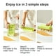thumbnail image 2 of 2 en 1 Cubos Hielo Bandeja Cubitos Con Fabricante Paja (800 Ml) Verde, 2 of 9