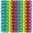 Multicolor*100, variant on 16mm Chicken Identification Band 100PCS 16mm Multicolor Plastic Poultry Chickens Ducks Leg Rings Clip-On Round Tags Poultry Identification Bands, 0.63Inches