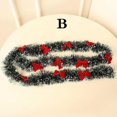 thumbnail image 3 of 1 pieza de 2 m para decoración de Nochebuena, barra de bar, guirnalda de cinta, adornos para árbol de Navidad, cocina, decoración para fiestas de bodas, 3 of 5