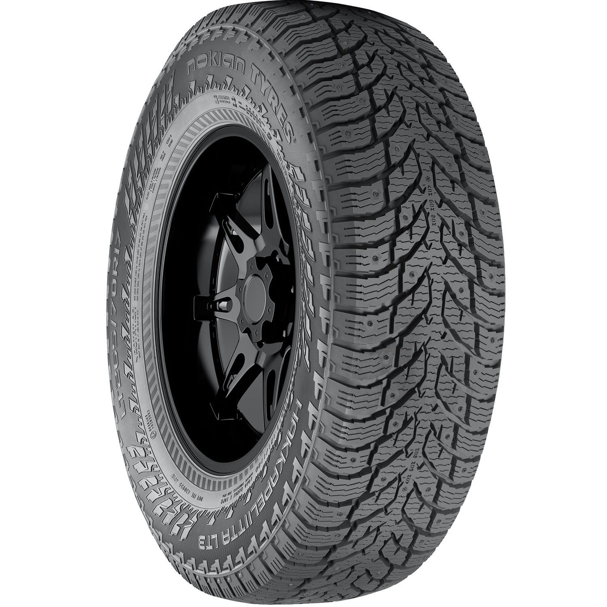 Nokian Hakkapeliitta LT 3 Winter LT265/75R16 119/116Q D Light Truck Tire Fits: 1996-99 Chevrolet Tahoe Base, 2006-07 Hummer H3 Base